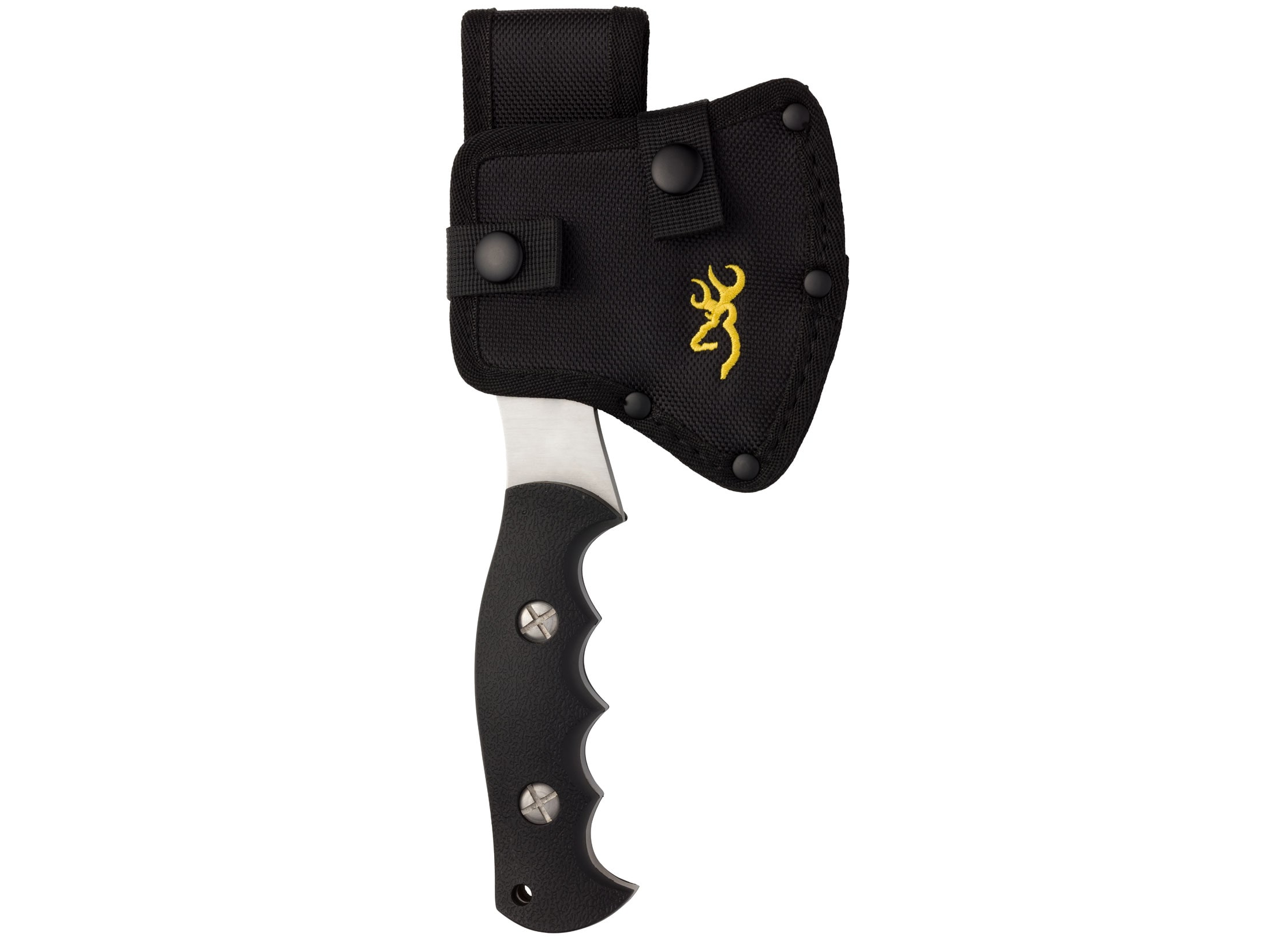 Browning Outdoorsman Compact Hatchet 5Cr Stainless Steel Blade Polymer Handle Black For Sale
