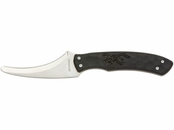 Browning Primal Gut Tool Fixed Blade Knife 3.25″ Gutting 8Cr14MoV Stainless Polished Blade Polymer Handle Black For Sale