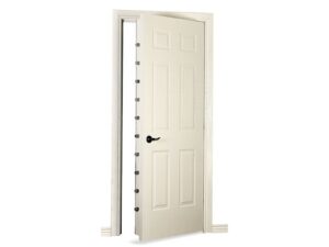Browning Security Vault Door Six Panel with Electronic Lock White Primer For Sale