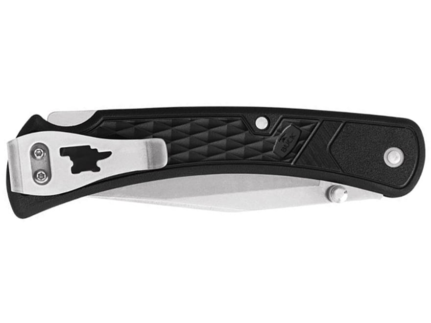 Buck 110 Slim Select Folding Hunting Knife 3.75″ Clip Point 420HC Stainless Steel Blade Nylon Handle Black- Blemished For Sale