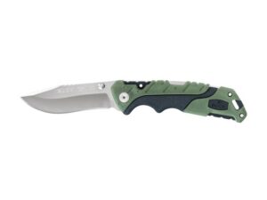 Buck 659 Pursuit Folding Hunting Knife 3.625″ Drop Point 420HC Stainless Steel Blade Nylon Handle Black & Green For Sale
