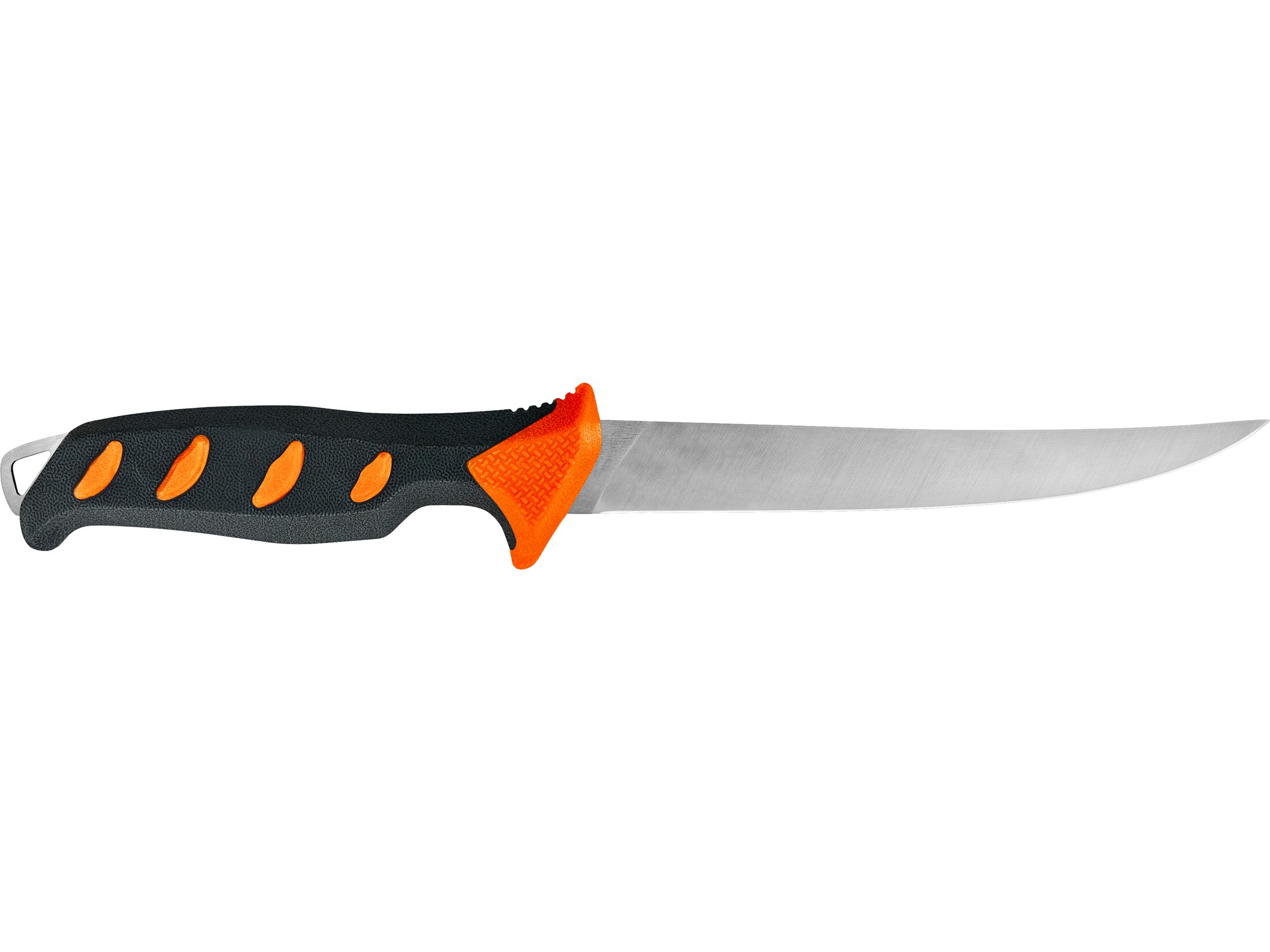 Buck Knives 144 Hookset Fixed Blade Knife 6″ Fillet 5Cr15MoV Stainless Satin Blade Polypropylene Handle Black/Orange For Sale