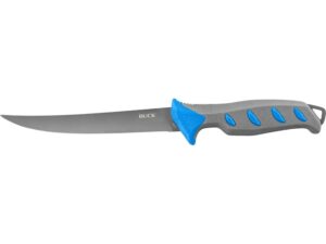 Buck Knives 145 Hookset Fixed Blade Knife 6″ Fillet 5Cr15MoV Stainless Black Titanium Coated Blade Polypropylene Handle Gray For Sale