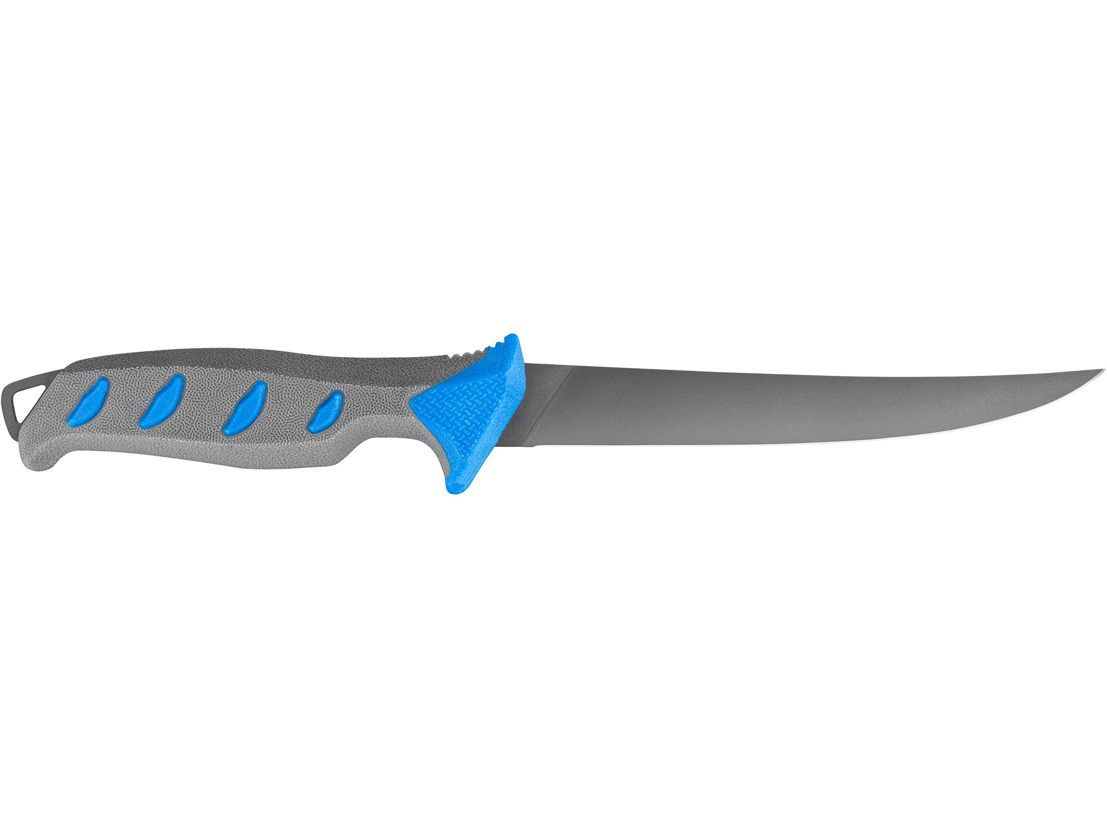 Buck Knives 145 Hookset Fixed Blade Knife 6″ Fillet 5Cr15MoV Stainless Black Titanium Coated Blade Polypropylene Handle Gray For Sale