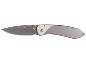 Buck Nobleman Titanium Folding Pocket Knife 2.625″ Drop Point 440 Stainless Steel Blade Titanium Handle For Sale