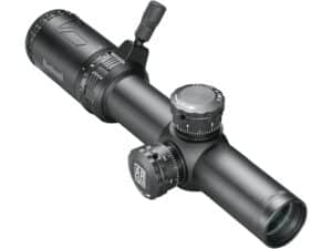 Bushnell AR Optics Rifle Scope 30mm Tube 1-4x 24mm 1/10 Mil Adjustments Drop Zone-223 BDC Reticle Matte For Sale