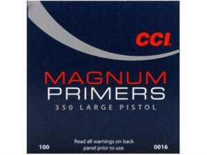 CCI Large Pistol Magnum Primers #350 Box of 1000 (10 Trays of 100) For Sale