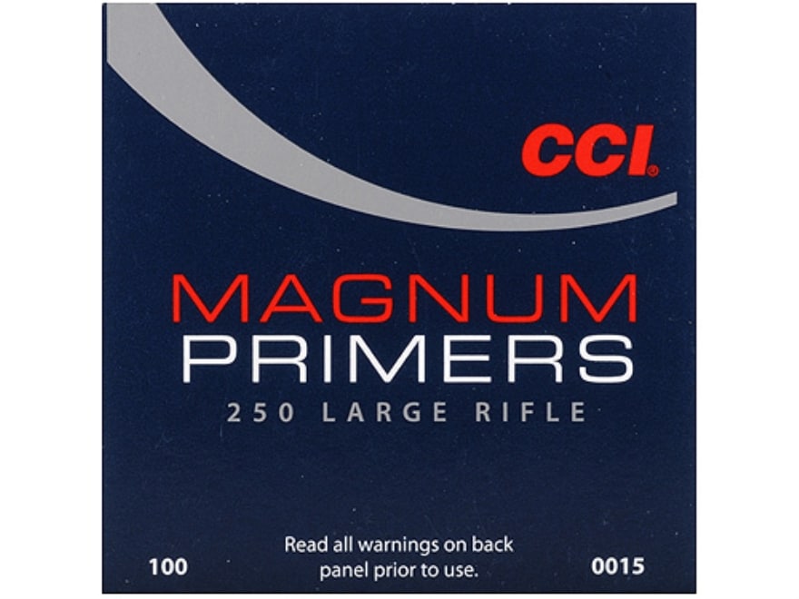 CCI Large Rifle Magnum Primers #250 Box of 1000 (10 Trays of 100) For Sale