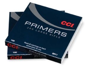 CCI Large Rifle Primers #200 Box of 1000 (10 Trays of 100) For Sale