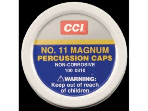 CCI Percussion Caps #11 Magnum Box of 1000 (10 Cans of 100) For Sale