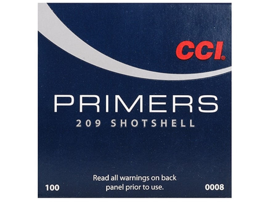 CCI Primers #209 Shotshell Box of 1000 (10 Trays of 100) For Sale