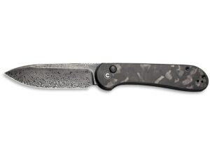 CIVIVI Button Lock Elementum Folding Knife Damascus Steel For Sale