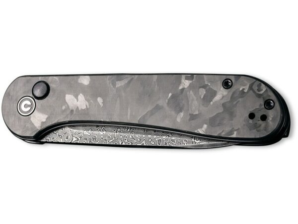 CIVIVI Button Lock Elementum Folding Knife Damascus Steel For Sale
