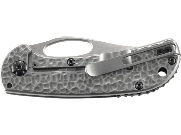 CRKT Chehalem Folding Knife 2.77″ Clip Point 8Cr13MoV Stainless Satin Blade Stainless Steel Handle Silver For Sale