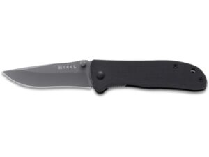 CRKT Drifter Folding Knife 2.875″ 8Cr14MoV Stainless Steel Blade Stainless Handle Black For Sale