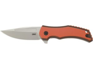 CRKT Fawkes Folding Knife 2.74″ Clip Point 1.4116 Bead Blasted Blade G-10 Handle Orange For Sale