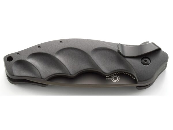 CRKT Foresight Folding Pocket Knife 3.5″ Modified Drop Point AUS8 Blade Aluminum Handle Black For Sale