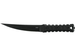 CRKT HZ6 Fixed Blade Knife 6.5″ Upswept SK5 Powdercoat Blade G-10 Handle Black For Sale