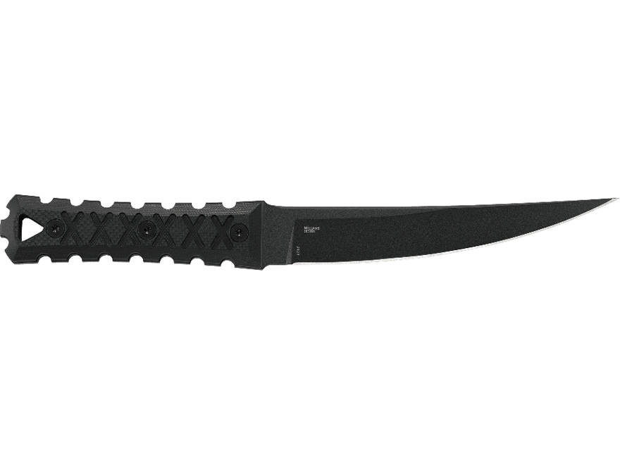 CRKT HZ6 Fixed Blade Knife 6.5″ Upswept SK5 Powdercoat Blade G-10 Handle Black For Sale