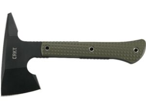 CRKT Jenny Wren Compact Tomahawk 2.59″ SK-5 Steel Blade 10″ Overall GRN Handle Green For Sale