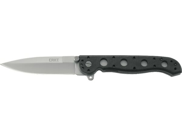 CRKT M16-03Z Folding Knife 3.5″ Spear Point AUS-8 Stainless Bead Blasted Blade Glass Reinforced Nylon (GRN) Handle Black For Sale