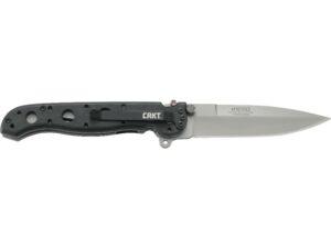 CRKT M16-03Z Folding Knife 3.5″ Spear Point AUS-8 Stainless Bead Blasted Blade Glass Reinforced Nylon (GRN) Handle Black For Sale