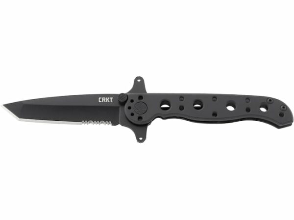 CRKT M16 – 10KSF Folding Knife 2.94″ Partially Serrated Tanto Point 8Cr13MoV Stainless Black EDP Blade Stainless Steel Handle Black For Sale