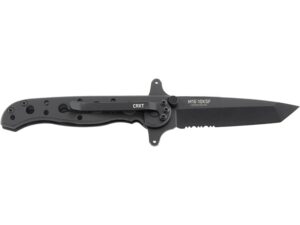 CRKT M16 – 10KSF Folding Knife 2.94″ Partially Serrated Tanto Point 8Cr13MoV Stainless Black EDP Blade Stainless Steel Handle Black For Sale