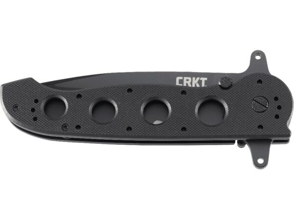 CRKT M16 – 14SFG Folding Knife 3.5″ Partially Serrated Tanto Point 8Cr13MoV Stainless Titanium Nitride Blade G-10 Handle Black For Sale