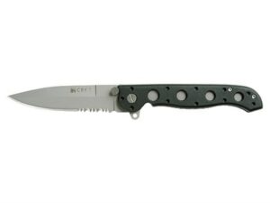 CRKT M16-Z Folding Knife 3.5″ AUS 4 Serrated Stainless Steel Blade Zytel Handle Black For Sale