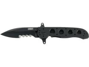 CRKT M21-12SFG Folding Knife 3.11″ Partially Serrated Spear Point 1.4116 Black Blade G10 Handle Black For Sale