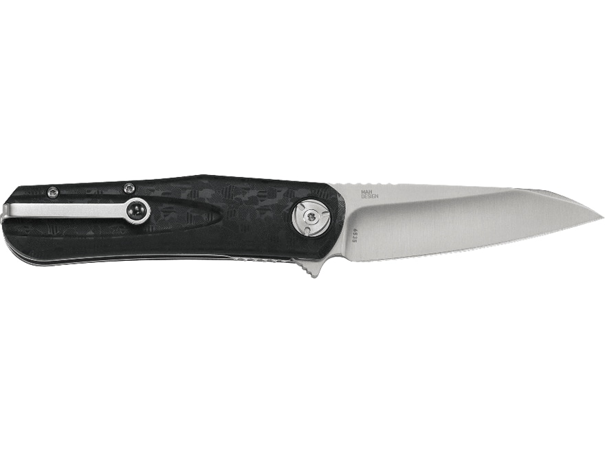 CRKT Mah-Hawk Folding Knife 3.19″ Drop Point D2 Tool Steel Satin Blade Glass Reinforced Nylon (GRN) Handle Black For Sale
