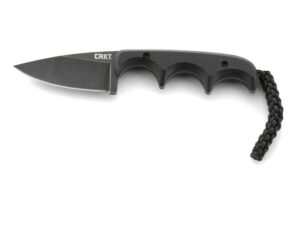 CRKT Minimalist Fixed Blade Knife 2.16″ Drop Point 5Cr15MoV Steel Blade G-10 Handle Black For Sale
