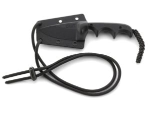 CRKT Minimalist Fixed Blade Knife 2.16″ Drop Point 5Cr15MoV Steel Blade G-10 Handle Black For Sale