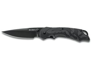 CRKT Moxie Assisted Opening Folding Pocket Knife 3.29″ Drop Point 8Cr14MoV Blade TPE Handle Black For Sale