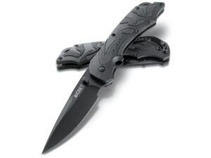 CRKT Moxie Assisted Opening Folding Pocket Knife 3.29″ Drop Point 8Cr14MoV Blade TPE Handle Black For Sale