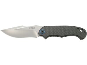 CRKT P.S.D. (Particle. Separation. Device) Folding Knife 3.63″ Partially Serrated Clip Point 1.4116 Black EDP Blade Carbon Fiber/G-10 Handle Black For Sale