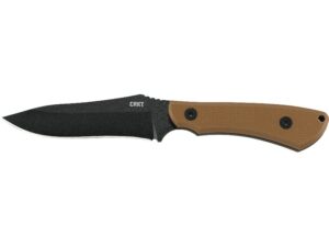 CRKT Ramadi Fixed Blade Knife 4.37″ Drop Point SK5 Black Blade G-10 Handle Coyote For Sale