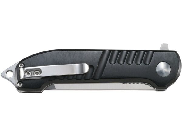 CRKT Razel GT Folding Knife 3.02″ Tanto Point 8Cr13MoV Stainless Satin Blade 6061 T6 Aircraft Grade Aluminum Handle Black For Sale