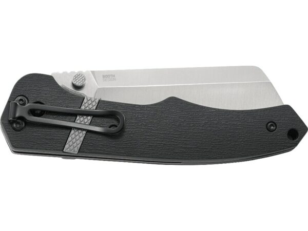 CRKT Ripsnort II Folding Knife 3.48″ Cleaver 8Cr13MoV Stainless Satin Blade Glass Reinforced Nylon (GRN) Handle Black For Sale