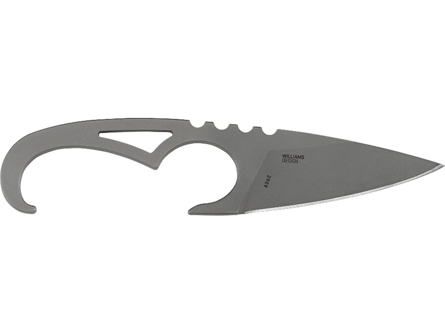 CRKT SDN Fixed Blade Knife 2.65″ Drop Point 1.4116 Bead Blasted Blade Stainless Steel Handle Stainless For Sale