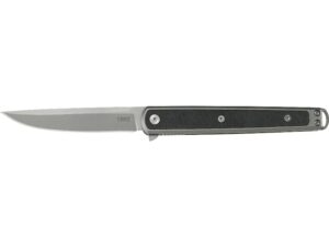 CRKT Seis Folding Knife 3.32″ Drop Point 1.4116 Bead Blasted Blade Glass Reinforced Nylon (GRN) Handle Black For Sale