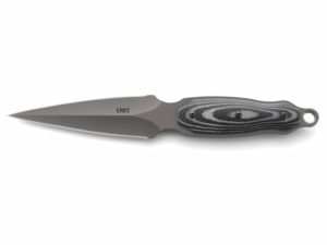 CRKT Shrill Fixed Blade Knife 4.77″ Spear Point 8Cr13MoV Steel Blade Micarta Handle Black For Sale