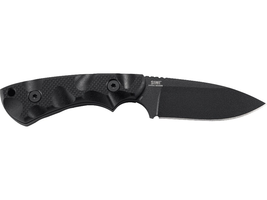 CRKT Siwi Fixed Blade Knife 3.34″ Drop Point SK5 Powdercoat Blade G10 Handle Black For Sale