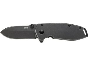CRKT Squid Assisted Folding Knife 2.37″ Drop Point 8Cr14MoV Stainless Stonewashed Blade Stainless Steel Handle Black For Sale