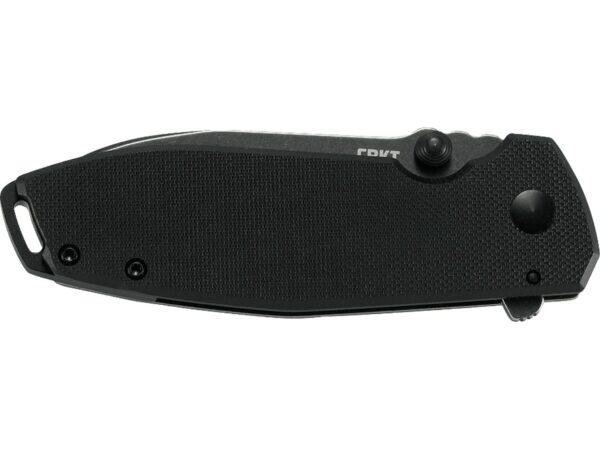 CRKT Squid XM Folding Knife 2.95″ Drop Point D2 Tool Steel Stonewashed Blade G10 Handle Black For Sale