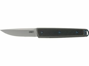 CRKT Symmetry Folding Knife 2.75″ Drop Point 8Cr13MoV Stainless Bead Blasted Blade Stainless Steel Handle Black For Sale