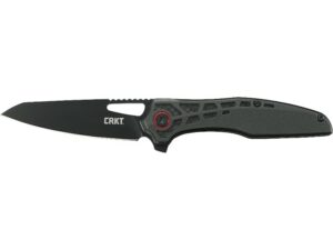 CRKT Thero Folding Knife 3.08″ Wharncliffe 8Cr14MoV Stainless Black Oxide Blade Glass Reinforced Nylon (GRN) Handle Gray For Sale