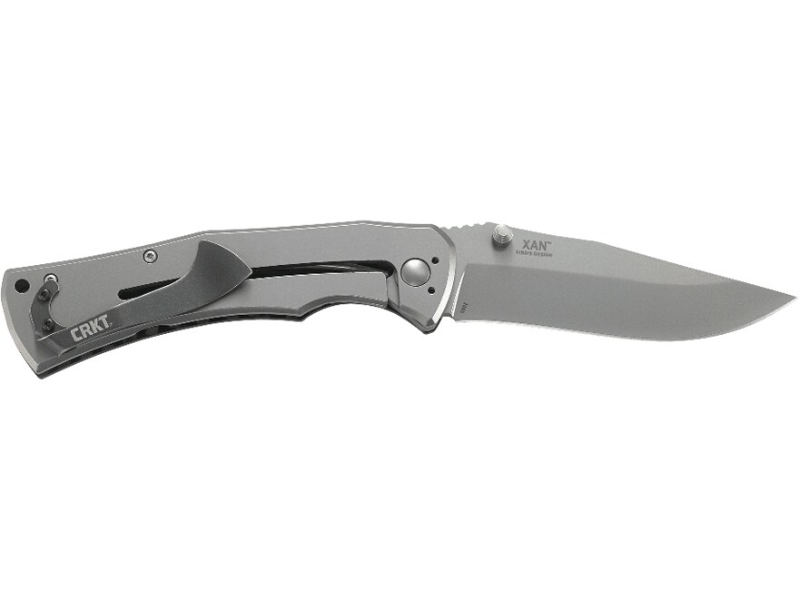 CRKT XAN Folding Knife 3.67″ Drop Point 1.4116 Bead Blasted Blade Carbon Fiber Handle Black For Sale