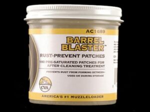 CVA Barrel Blaster Rust Preventative Black Powder Cotton Cleaning Patches For Sale